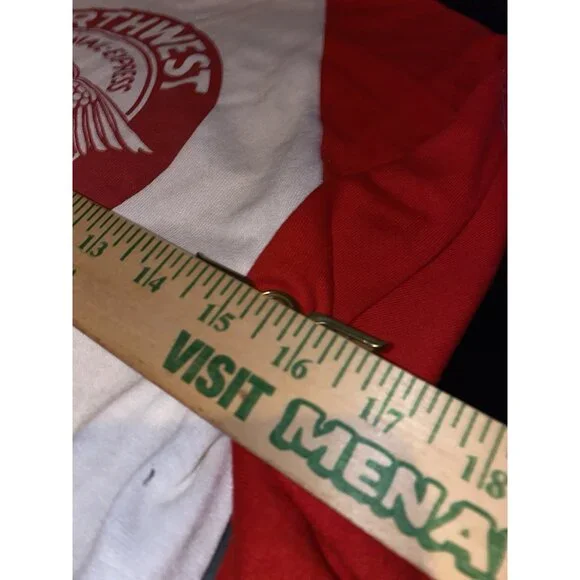 Vintage Northwest Airlines U.S. Airmail Express  Size M With Pins - Picture 7 of 8